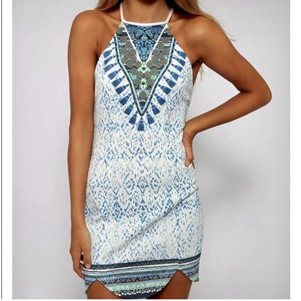 LF Store Tribal Bodycon Mini Dress